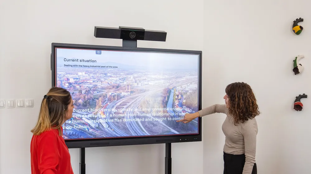 Predstavitev zmagovalne in drugo uvr&scaron;čene re&scaron;itve za območje stare Cinkarne na Mestni občini Celje. Foto Matjaž Jambri&scaron;ko