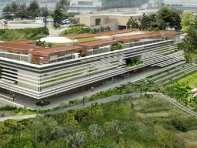 Fakulteta za zdravje, nov prizidek, render zmagovalnega načrta