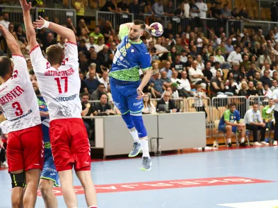 Aleks Vlah 09.05.2024 - SLOVENIJA:ŠVICA, kvalifikacijska tekma za svetovno prvenstvo v rokometu, Koper, Slovenija