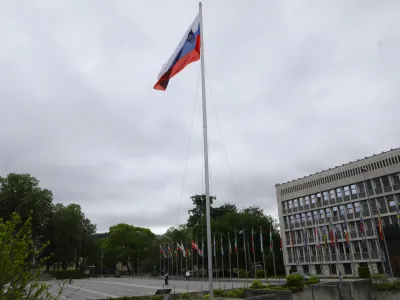 14.05.2024 - Spomenik slovenske osamosvojitve - Trg republike - lokacija postavitve novega spomenikaFOTO Luka Cjuha