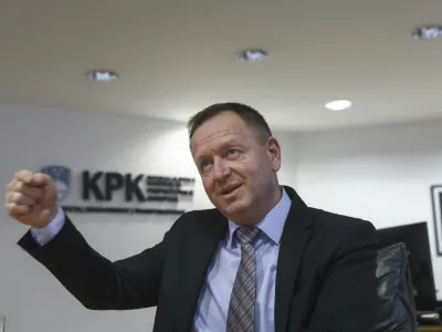 - 28.11.2023 - Predsednik Komisije za preprečevanje korupcije KPK dr. Robert Šumi //FOTO: Luka Cjuha