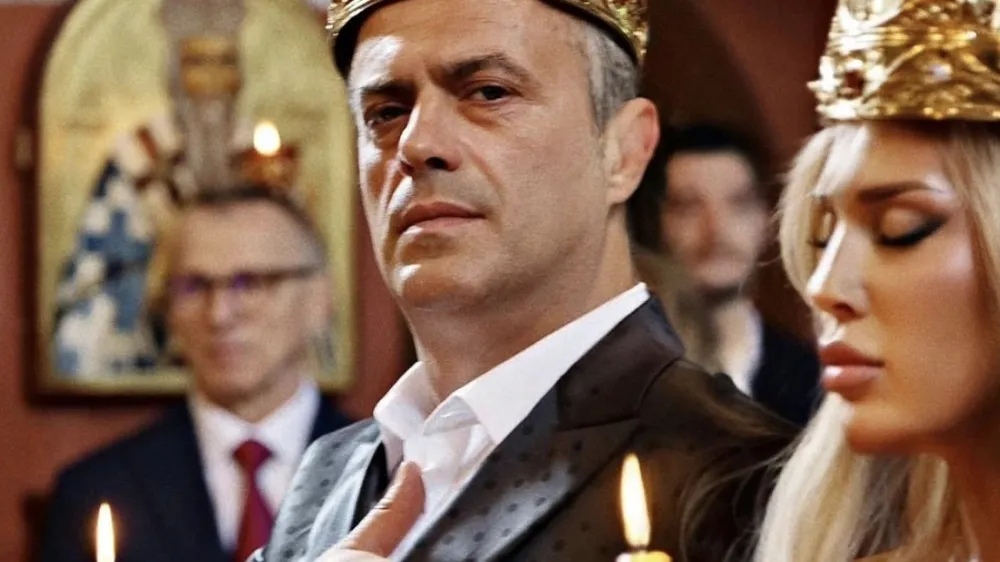 Sergej Trifunović ima 24 let mlajšo ženo. F instagram