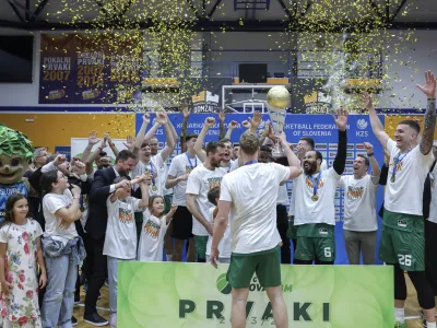 - 29. 05. 2024 - finalna tekma državnega prvenstva v košarki med Helios Domžale in Cedevita Olimpija - Olimpija je osvojila naslov državnega prvaka //FOTO: Jaka Gasar