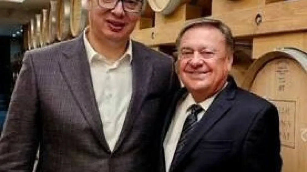 zoran janković, aleksandar vučić, vinski sejem