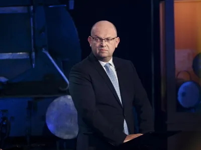 Klemen Grošelj- 03.06.2024 - predvolilno soočenje predstavnikov osmih kandidatnih list, ki kandidirajo na evropskih volitvah; POP TV, LJUBLJANA