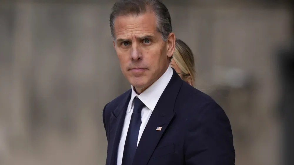 Hunter Biden departs from federal court, Tuesday, June 4, 2024, in Wilmington, Del. (AP Photo/Matt Slocum)