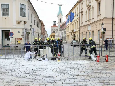 11.06.2024. zagreb - Mu&scaron;karac se zapalio na Markovom trgu Photo: Patrik Macek/PIXSELL