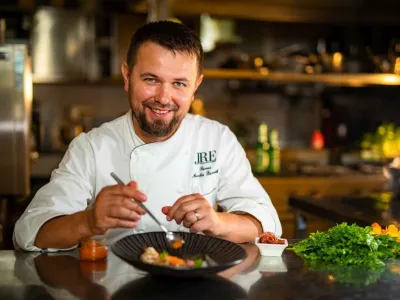 MARKO PAVČNIK, CHEF NA GRADU LAŠKO