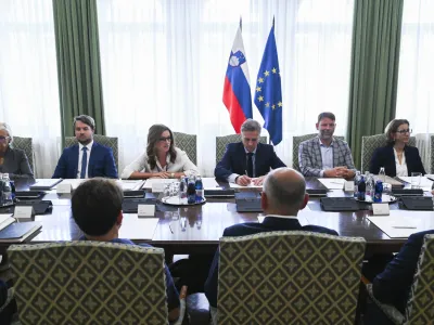 Robert Golob03.07.2024 - Posvet o spremembi volilnega sistema z uveljavitvijo preferenčnega glasu na vladi. FOTO: Nik Erik Neubauer