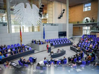 05 July 2024, Berlin: A general view during a plenary session at the German Parliament (Bundestag). Photo: Kay Nietfeld/dpa
