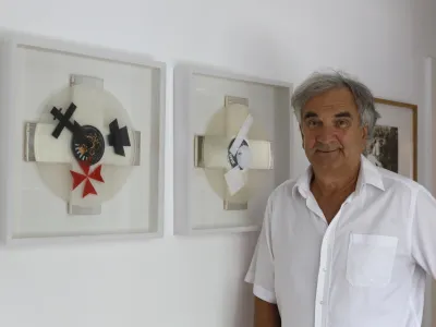 09.07.2024 - Dušan Mandič, slikar, umetnik IRWINFoto: LUka Cjuha