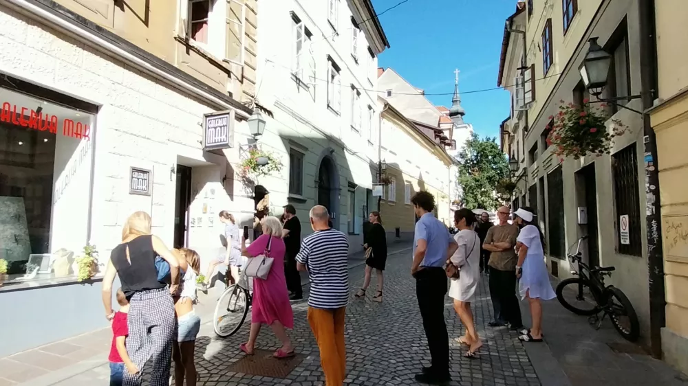 Ustvarjalna četrt na Gornjem trgu je &scaron;e kako živahna.