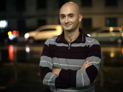 Matic Majcen, neodvisni filmski kritik, scenarist, //FOTO; Matej Pov&scaron;e