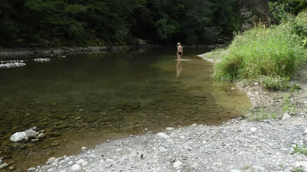 Selška Sora, naravno kopališče / Foto: Katja Petrovec