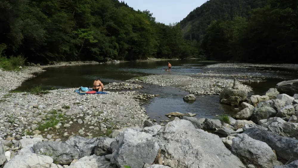 Selška Sora naravno kopališče / Foto: Katja Petrovec