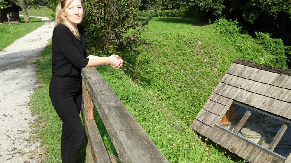 Biljana Ristič, muzej Loški / Foto: Katja Petrovec