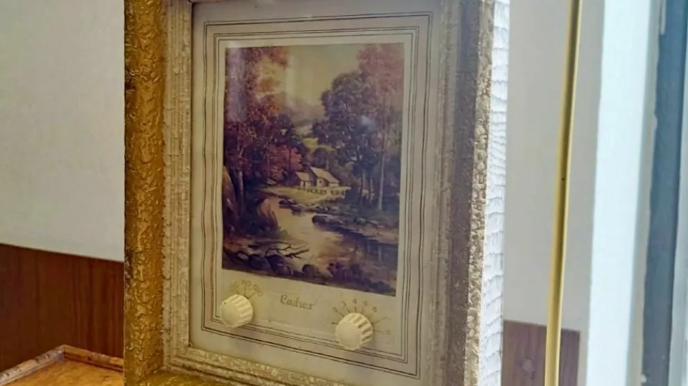 Umetniška slika je v resnici radijska antena. Foto: Katja Gleščič