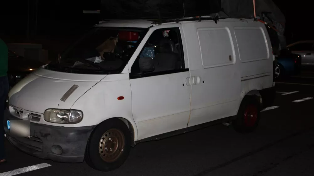 Žalostno stanje vozila.