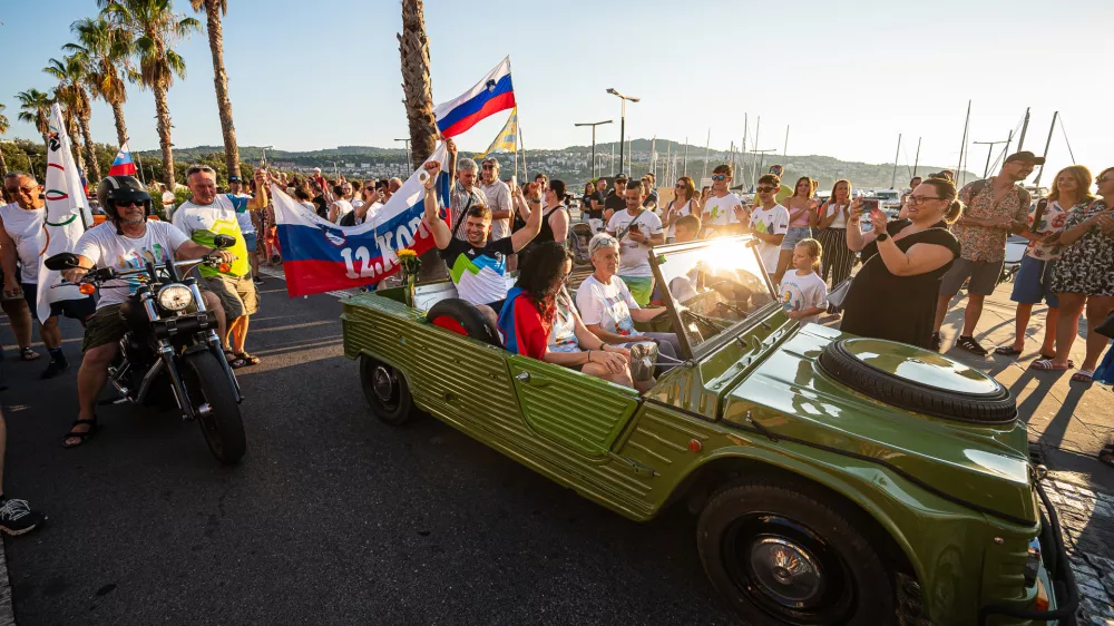 Koper, Taverna.Sprejem za koprske olimpijce.Srebrni olimpijec Toni Vodisek.