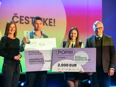 Ekipa Law Brainer je s svoji kategoriji zmagovala na tekmovanju Popri. Foto: Primorski tehnološki park