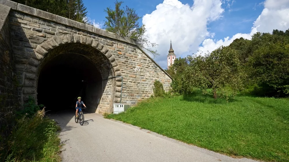 kolesarska trasa Štrekna / Foto: Tomo Jesenicnik