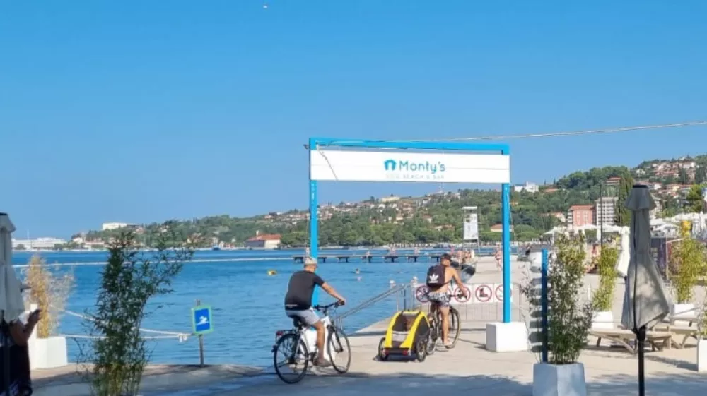 Pasja plaža v Pororožu