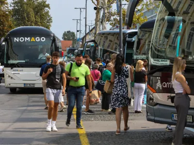 - 05.09-2024. - Avtobusma postaja Ljubljana, primestne proge.//FOTO: Bojan Velikonja