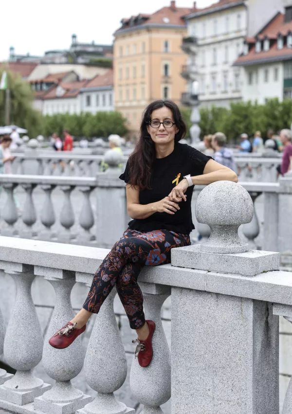 - 06.09.2024 - dr. Vita Po&scaron;tuvan, specialistka za prevencijo samomorov//FOTO: Jaka GasarOPOMBA: ZA OBJEKTIV - INTERVJU