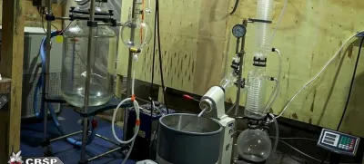 Eden od laboratorijev, ki so jih odkrili in zaprli v zgodovinski operaciji na Poljskem. Foto: Europol