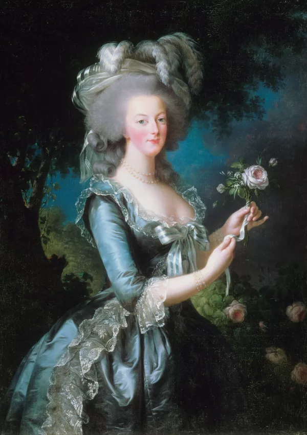 Portret Marie-Antoinette z vrtnico iz leta 1783, ki ga je naslikala francoska slikarka Louise Elisabeth Vigée-Lebrun / Foto: Wikipedija / Foto: Wikipedija
