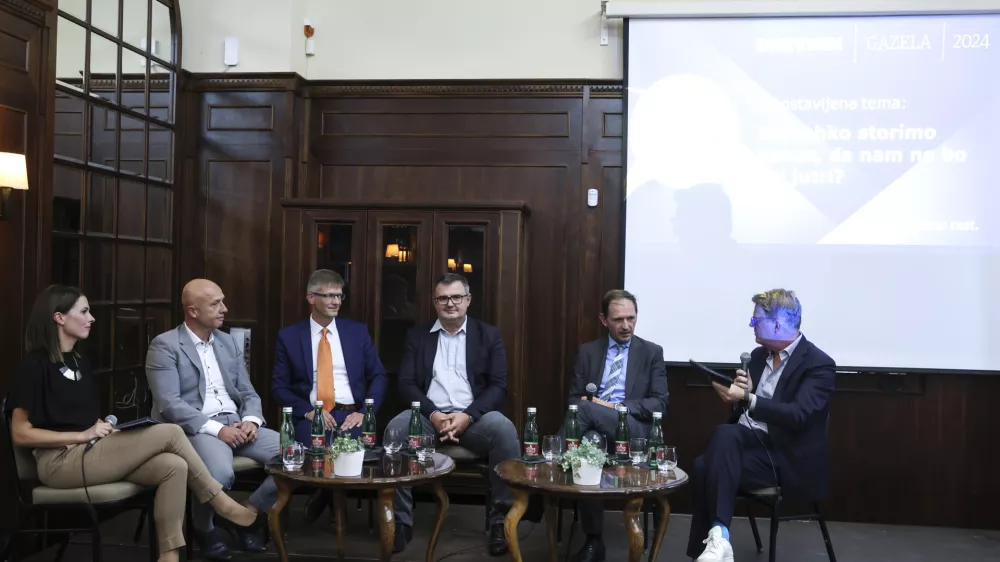 Jure Vi&scaron;ček, Igor Arh, Mirko Požar, Anti&scaron;a Korljan- 24.09.2024 - izbor dolenjsko-posavske Gazele - grad Mokrice //FOTO: Jaka Gasar