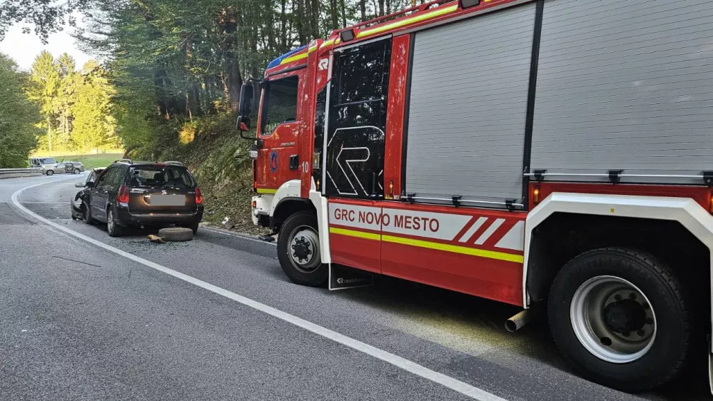 Prometna nesreča PU Novo mesto