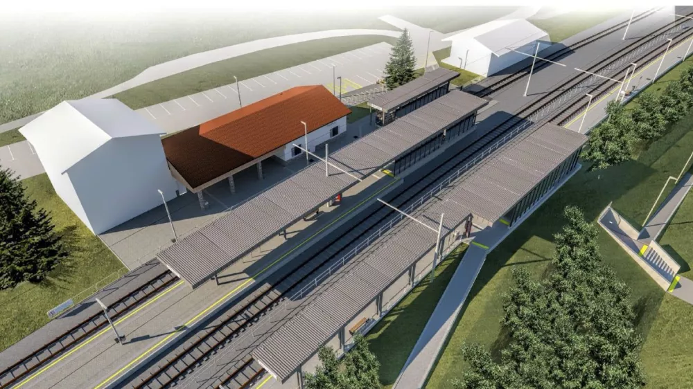 Železniško postajo Preserje bodo nadgradili. Vir: Direkcija za infrastrukturo