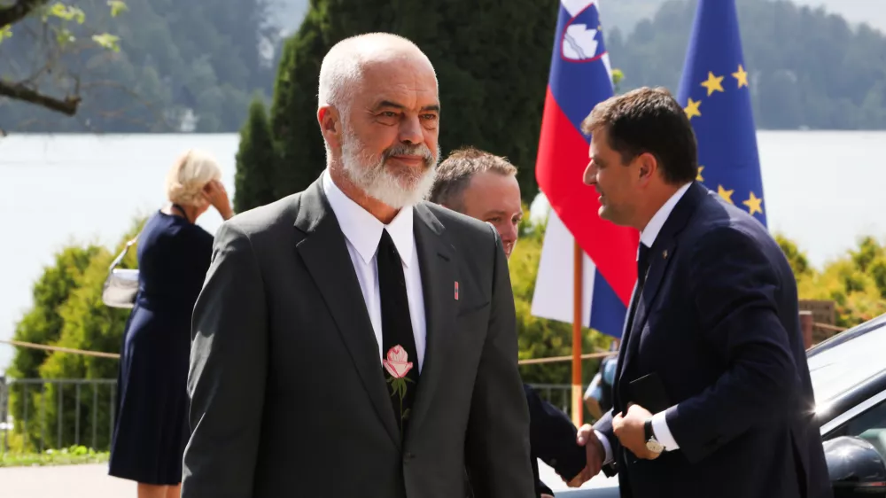 - Edi Rama, Albanski predsednik vlade,- 03.09.2024. - Blejski strateški forum 2024.//FOTO: Bojan Velikonja