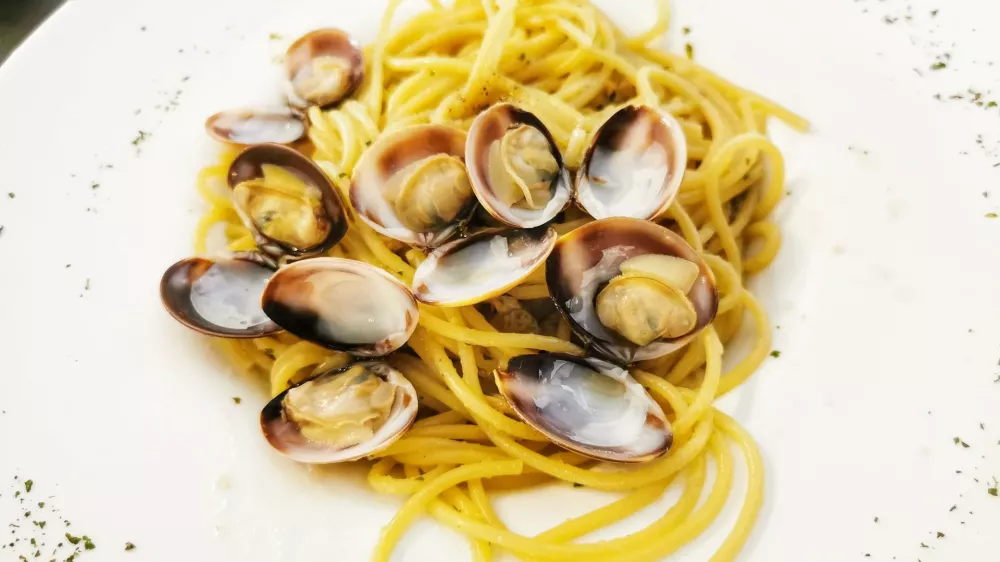 Špageti z vongolami, Turistična kmetija Bibc