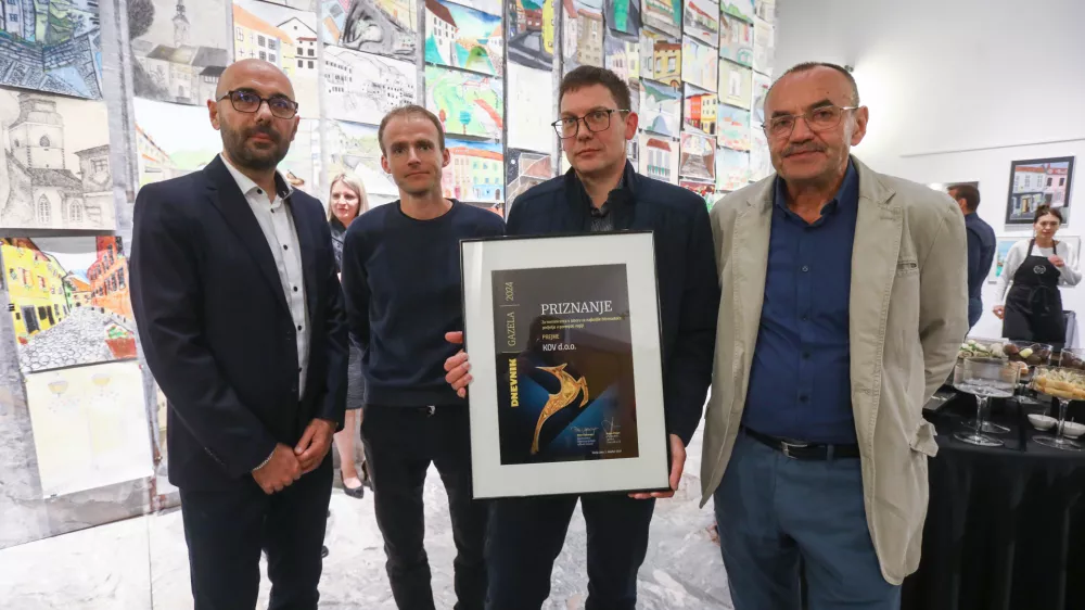 Podjetje KNT1.10.2024 - 24. Slovenska GAZELA 2024 – regijski izbor najboljših najhitreje rastočih podjetij – razglasitev Gazele Gorenjske regije.  FOTO: Luka Cjuha