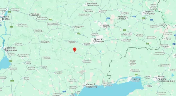 Strate&scaron;ko pomembno mesto Vuhledar. Vir: google maps