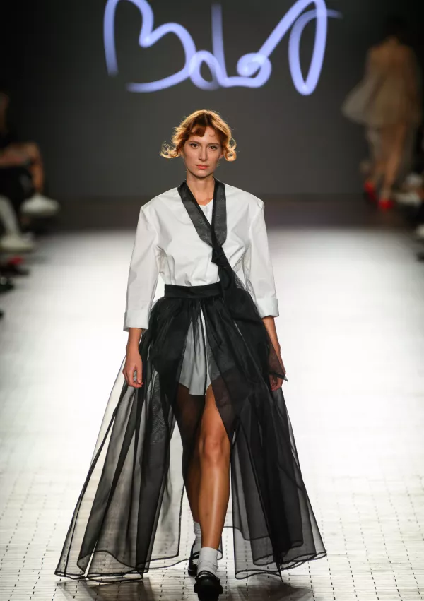 LJFW #15, Ljubljanski teden mode. Prvi dan revij.Bolot.Ljubljana, Slovenija.07.10.2024Foto: &copy; Jure Makovec / LJFW