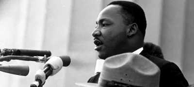 Martin Luther King jr. na shodu, ko je izrekel svoj najbolj znan stavek / Foto: Wikipedia
