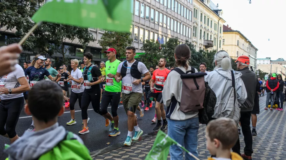 - maraton 42 km -- polmaraton 21 km -- tek- 22. 10.2023 - 27. Ljubljanski maraton 2023 - največji teka&scaron;ki dogodek v Sloveniji - //FOTO: Bojan Velikonja