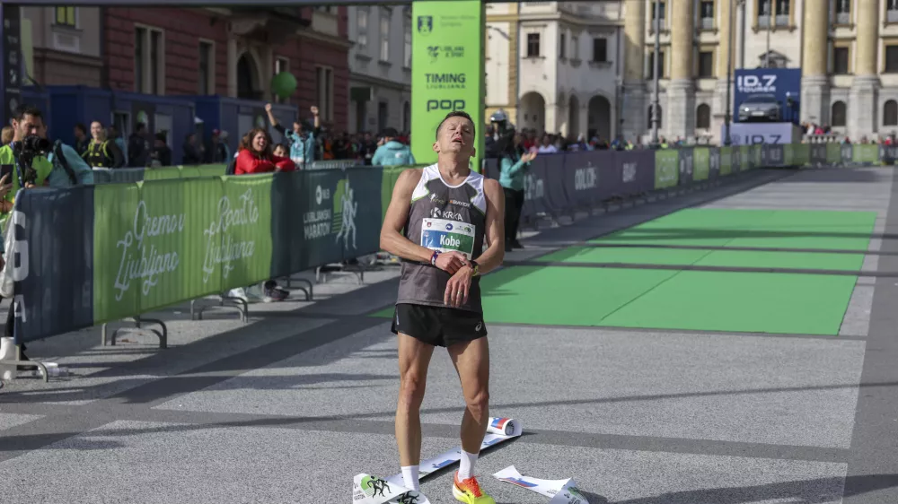Primož Kobe- 20.10.2024 - 28. Ljubljanski maraton - 24 tisoč tekačev - največji športno-rekreativni dogodek v državi //FOTO: Jaka Gasar
