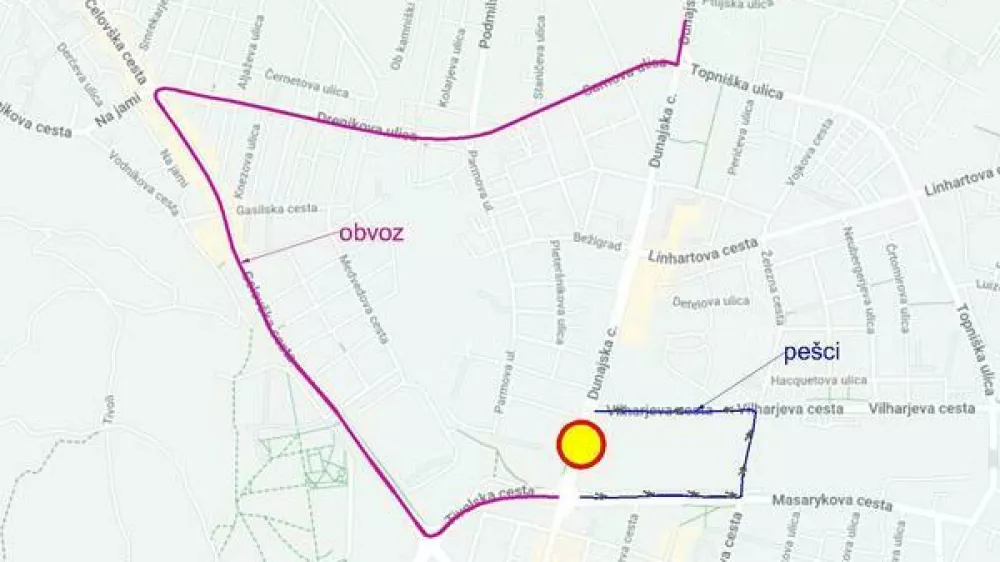 Obvoz Dunajske ceste