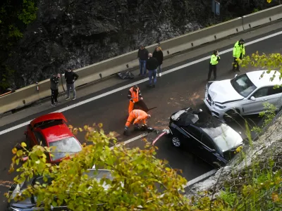 V Sloveniji je število smrtnih žrtev v prvih šestih mesecih padlo za več kot 25 odstotkov, je pa nato septembra samo v enem tednu umrlo šest ljudi, kar je denimo več kot marca in aprila skupaj. Foto:  Nik Erik Neubauer