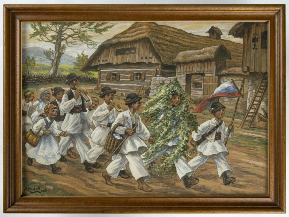 Maksim Gaspari: Jurjevo, 1924. Foto: Blaž Verbič iz zbirke SEM