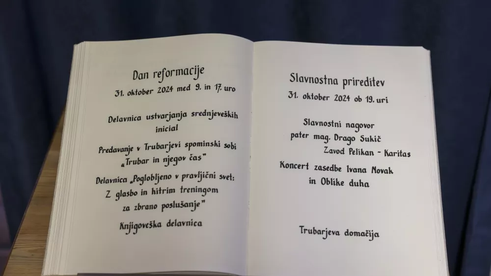 - 29.10.2024 - Trubarjeva domačija, Rašica//FOTO: Jaka Gasar