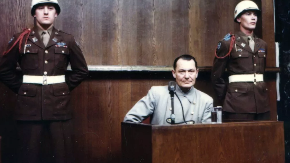 Rajhsmaršal Hermann Göring med navzkrižnim zaslišanjem / Foto: Wikipedija / Foto: Wikipedija