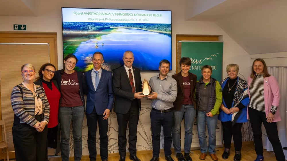 Krajinski park Pivška presihajoča jezera je prejel nagrado Natura 2000 v kategoriji družbeno-gospodarske koristi. Foto: arhiv Krajinskega parka Pivška presihajoča jezera / Foto: Arhiv Krajinskega Parka Pivška Presihajoča Jezera