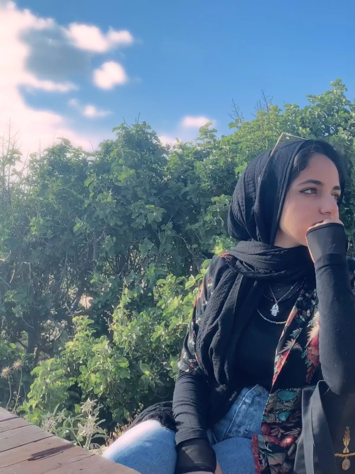 Bayan Abu Nahla, palestinska umetnica. Foto: osebni arhiv