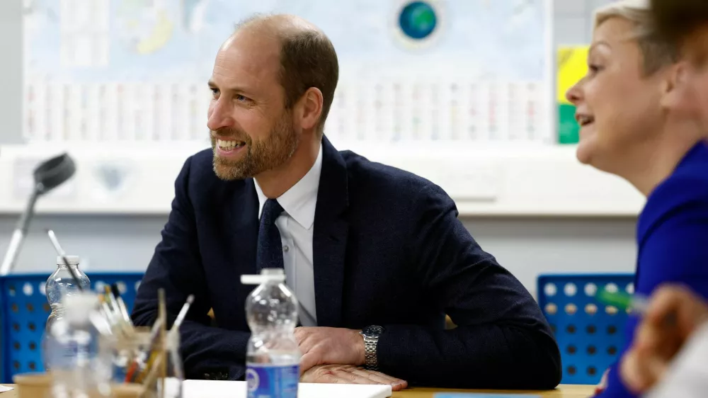 Britain's Prince William visits Simon Community in Belfast, Northern Ireland, November 14, 2024. REUTERS/Jason Cairnduff/Pool
