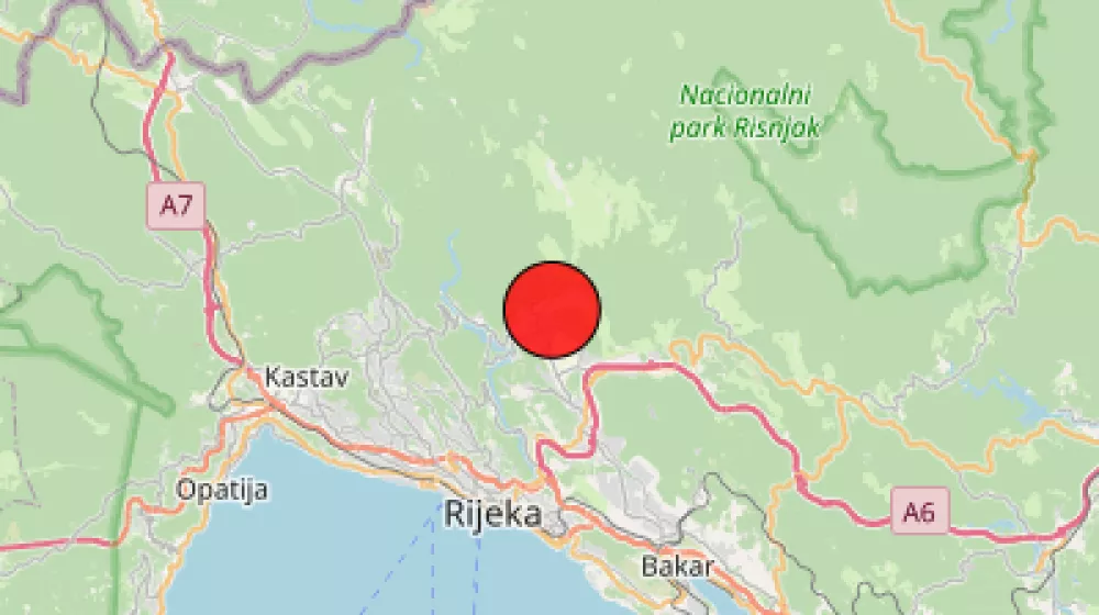 Hrva&scaron;ki seizmolo&scaron;ki zavod: Poročilo o potresu v regiji Reke, 13. november 2024